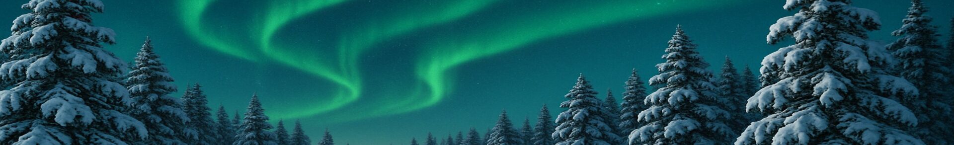 Northern Lights in the north of Sweden